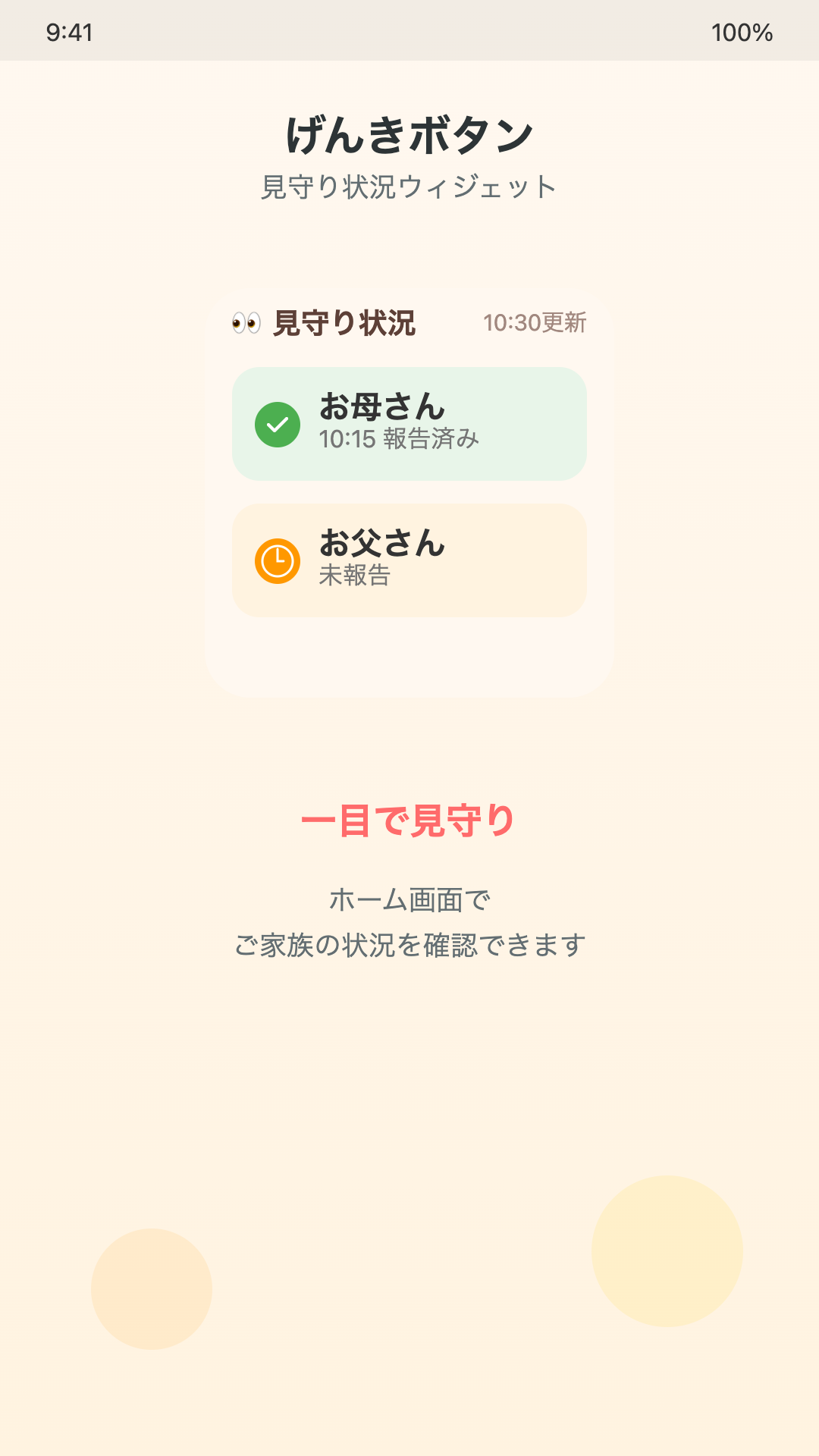 子側ウィジェット